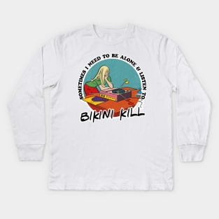 Bikini Kill / Music Obsessive Fan Design Kids Long Sleeve T-Shirt